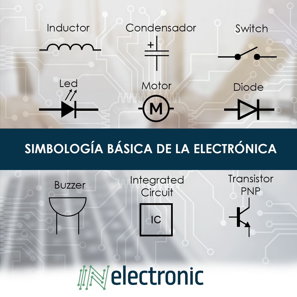 simbolos de la electronica